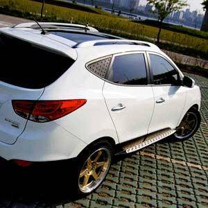 Установлены пороги на хендай ix35